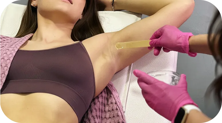 Подмышечные впадины + голени